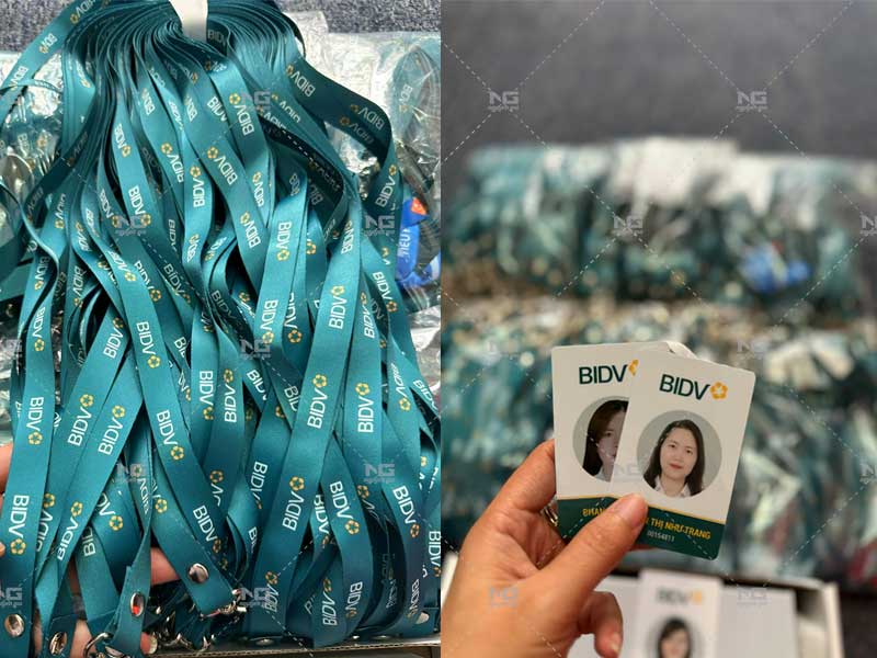 mẫu thẻ nhân viên văn phòng thực tế